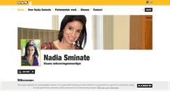 Desktop Screenshot of nadiasminate.be